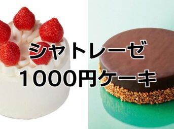 シャトレーゼクリスマスホールケーキ1000円